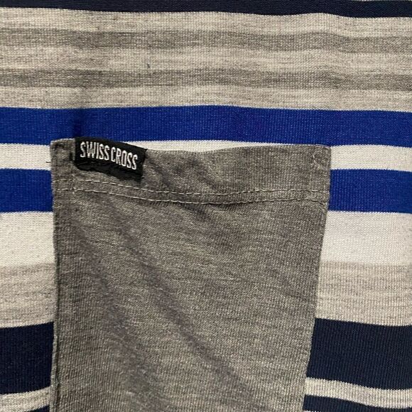 Swiss Cross Multicolor Long Sleeve Shirt Mens Size L - Picture 3 of 8